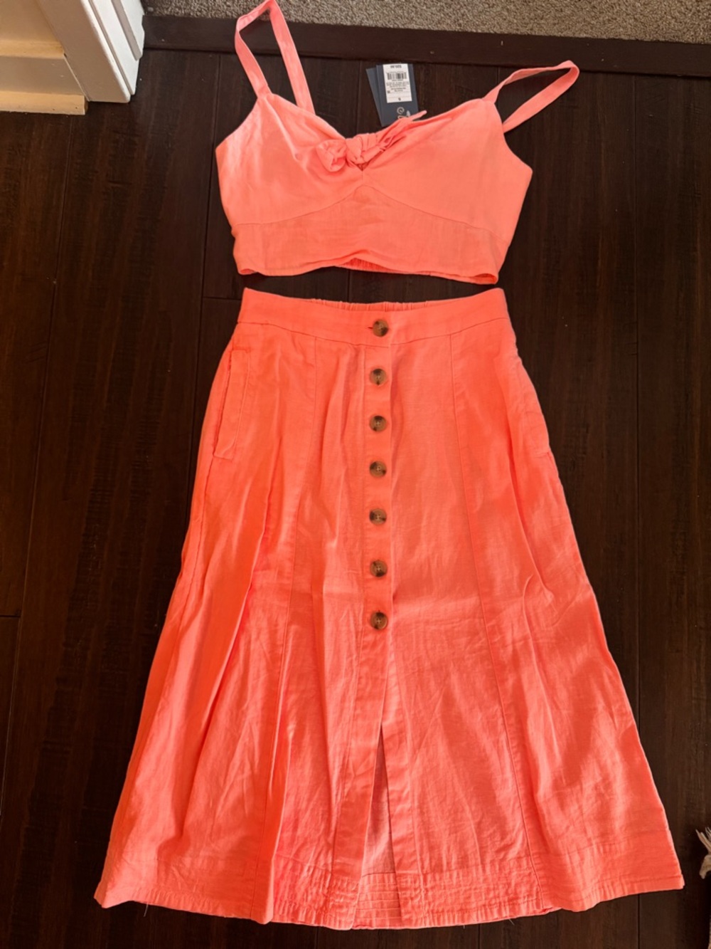 Bright Pink Two Piece Set - Picture 4 of 15